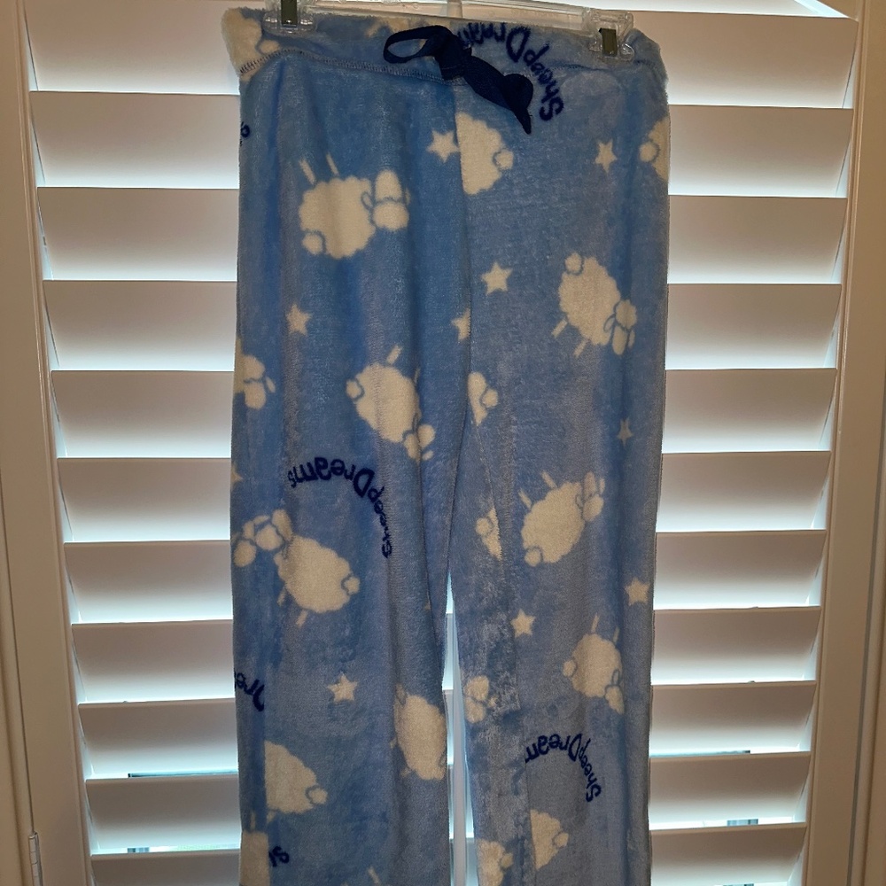 Pj pants with sheep on them